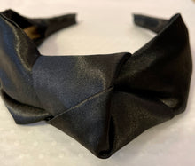 Load image into Gallery viewer, Black Satin Hairband
