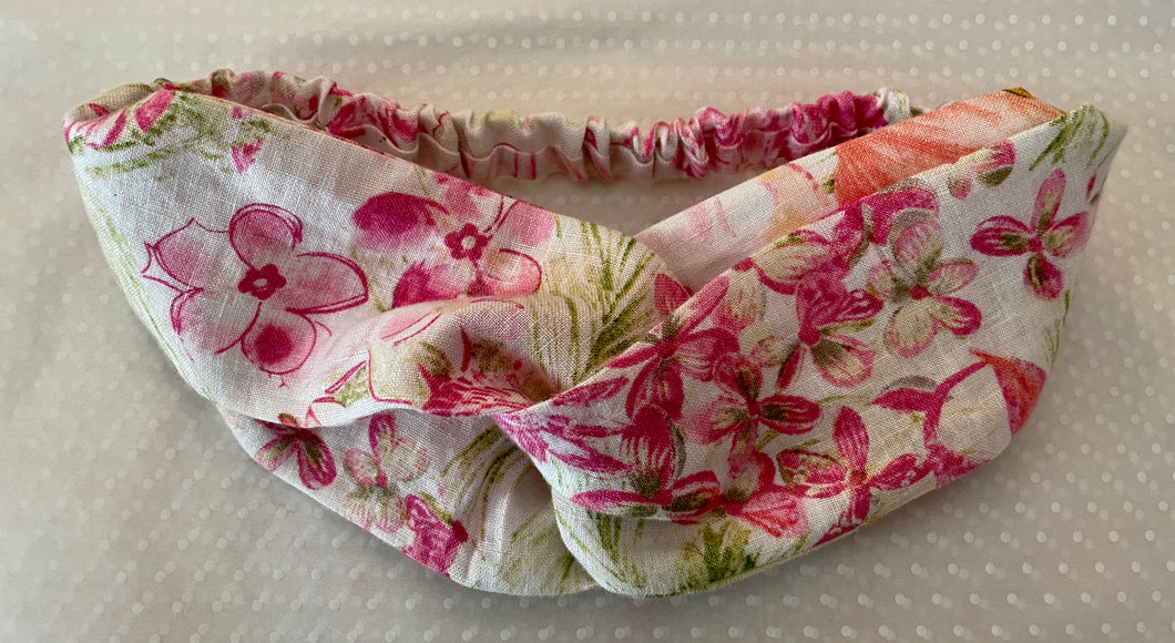 Floral Linen Hairband