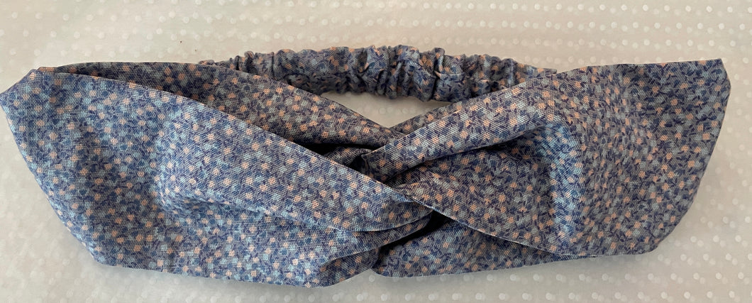 Blue Floral Hairband