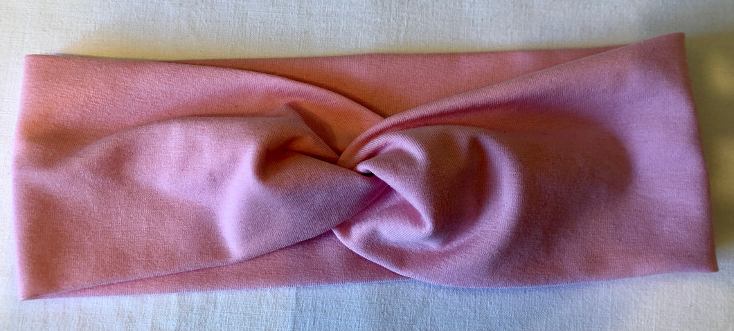 Pink Stretch Jersey Hairband